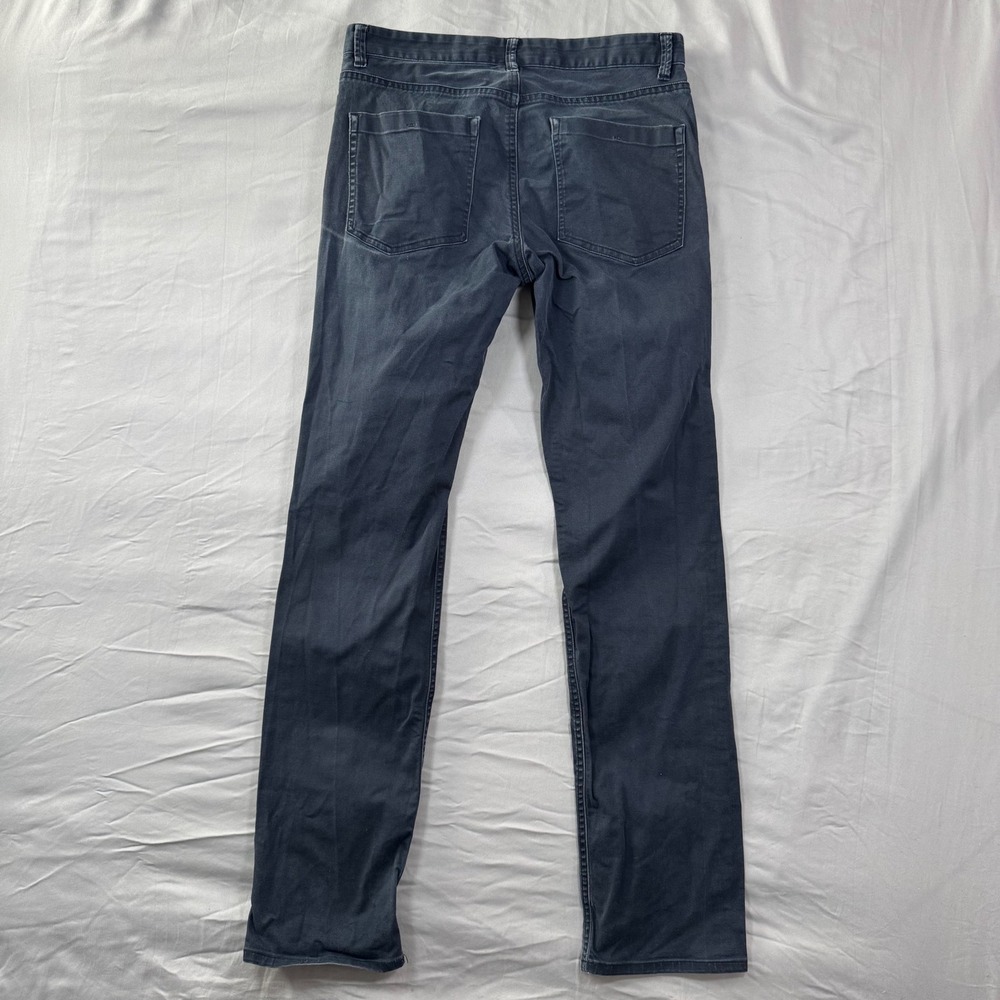 Theory Mens Haydin Editor Pants Slim Fit Dark Navy Blue Sz 30x30.5 Career Office - Picture 2 of 8